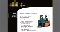 Desktop Screenshot of carboncitystorage.com